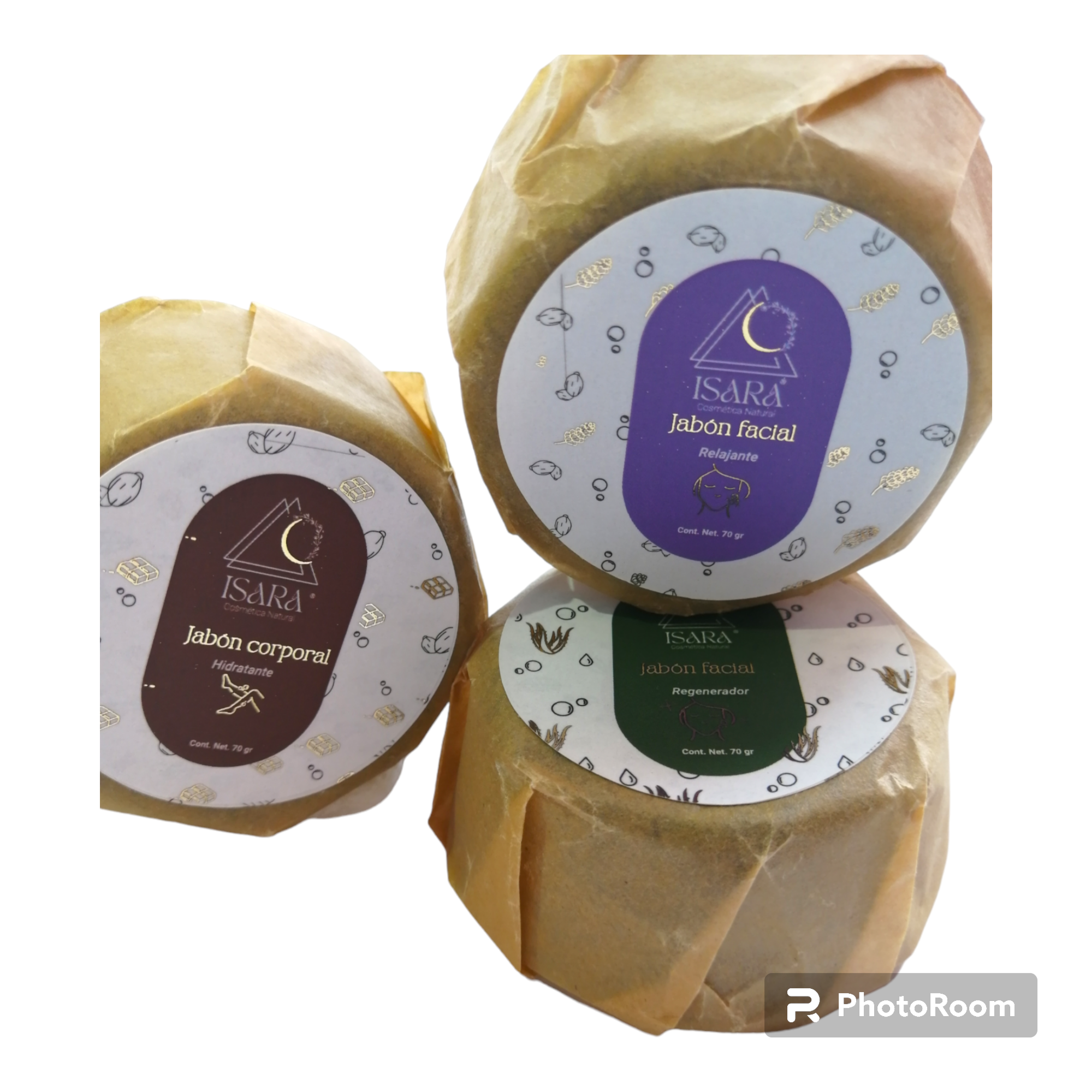 Set Relajación 3 jabones artesanales