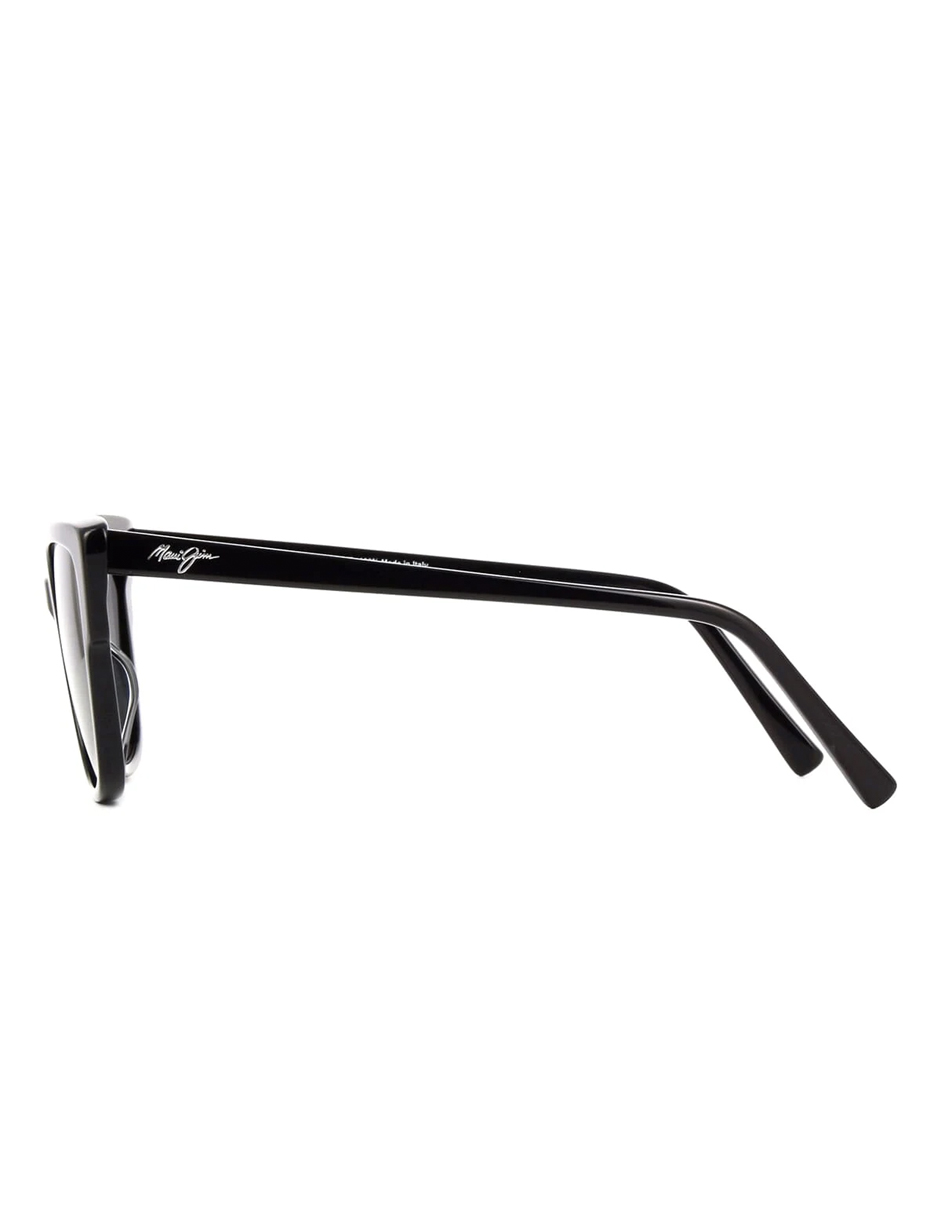 Grey Kou Black Gloss Maui Jim Sunglasses lentes de sol 884-02