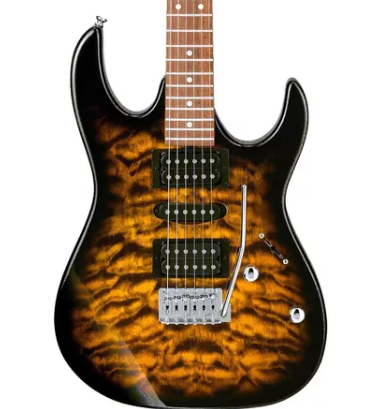 Guitarra eléctrica Ibañez Gio Ambar Transparente GRX70QA SB