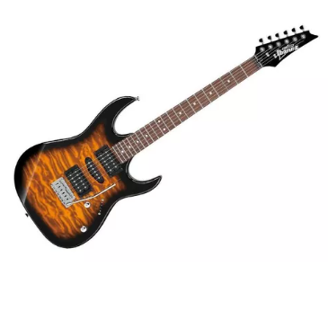 Guitarra eléctrica Ibañez Gio Ambar Transparente GRX70QA SB