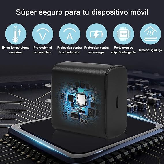 Cargador rápido USB C de 45 W para cargador Samsung tipo C, USB C Cargador de teléfono Android con 1.8M Cable Carga Rápida, para Galaxy S23 Ultra/S23/S23+/S22/S22 Ultra/S22+/Note10/Note 20/S20/S21/S10