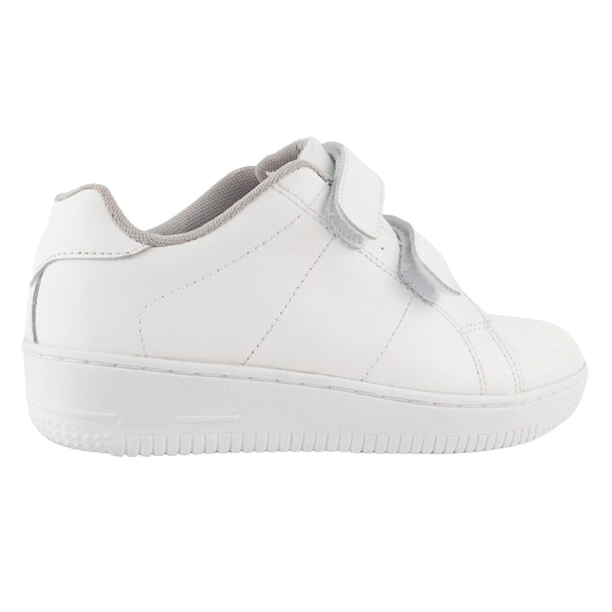 Tenis Deportivos Escolares 100% piel ligero casual blanco 1260-b