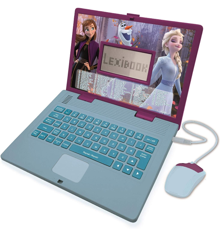 Ordenador portátil juguete didáctico interactivo bilingüe