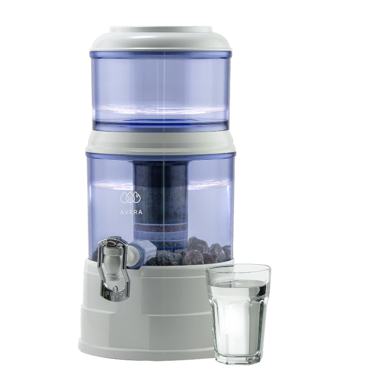 Dispensador purificador de agua 5 litros 3 etapas purificación despachador magnético 