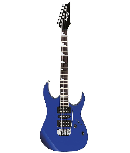 Guitarra eléctrica Ibañez Gio GRG170-JB azul, puente flotante