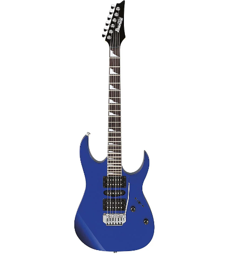 Guitarra eléctrica Ibañez Gio GRG170-JB azul, puente flotante