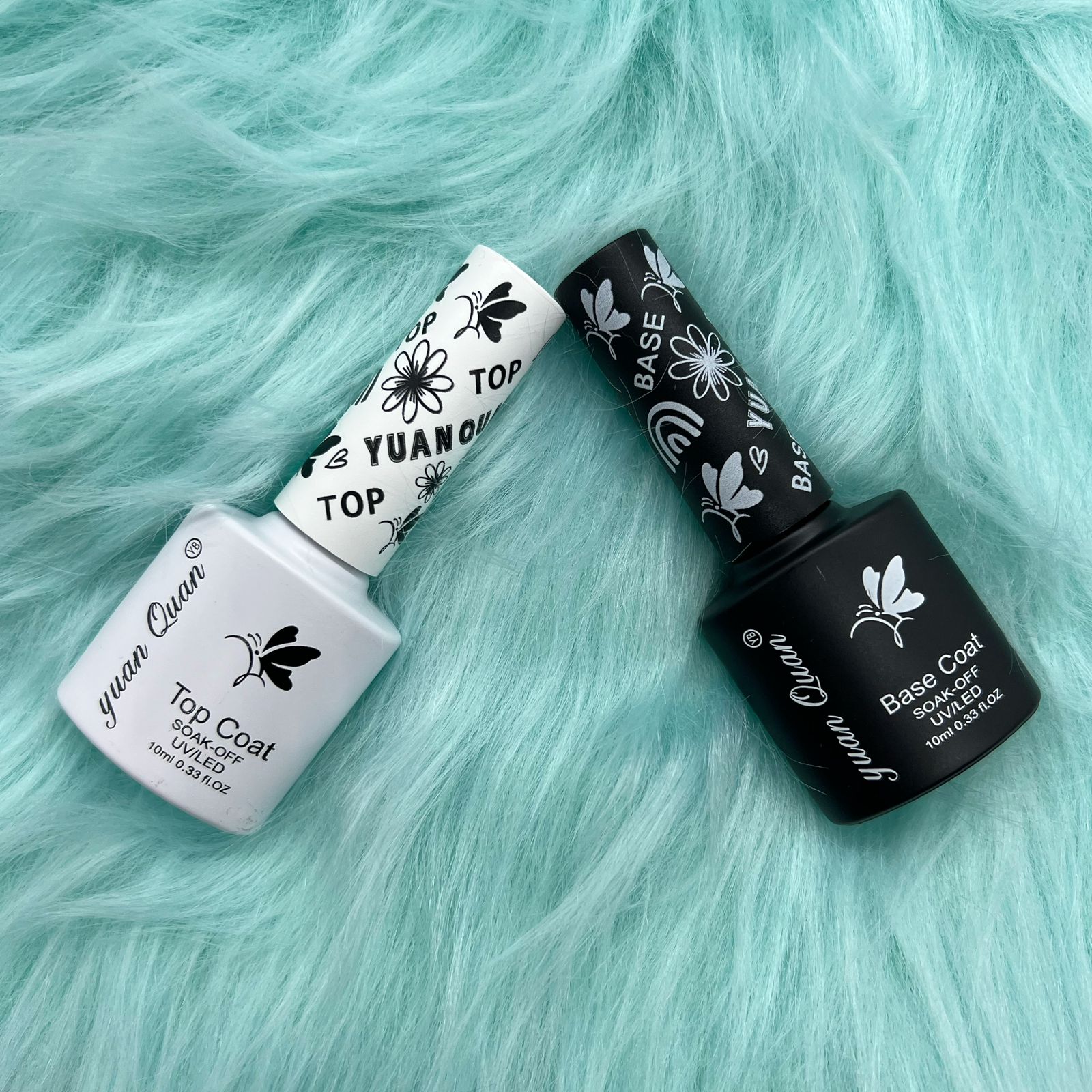 Kit Base Coat + Top Coat Para Esmalte Gelish 10ml