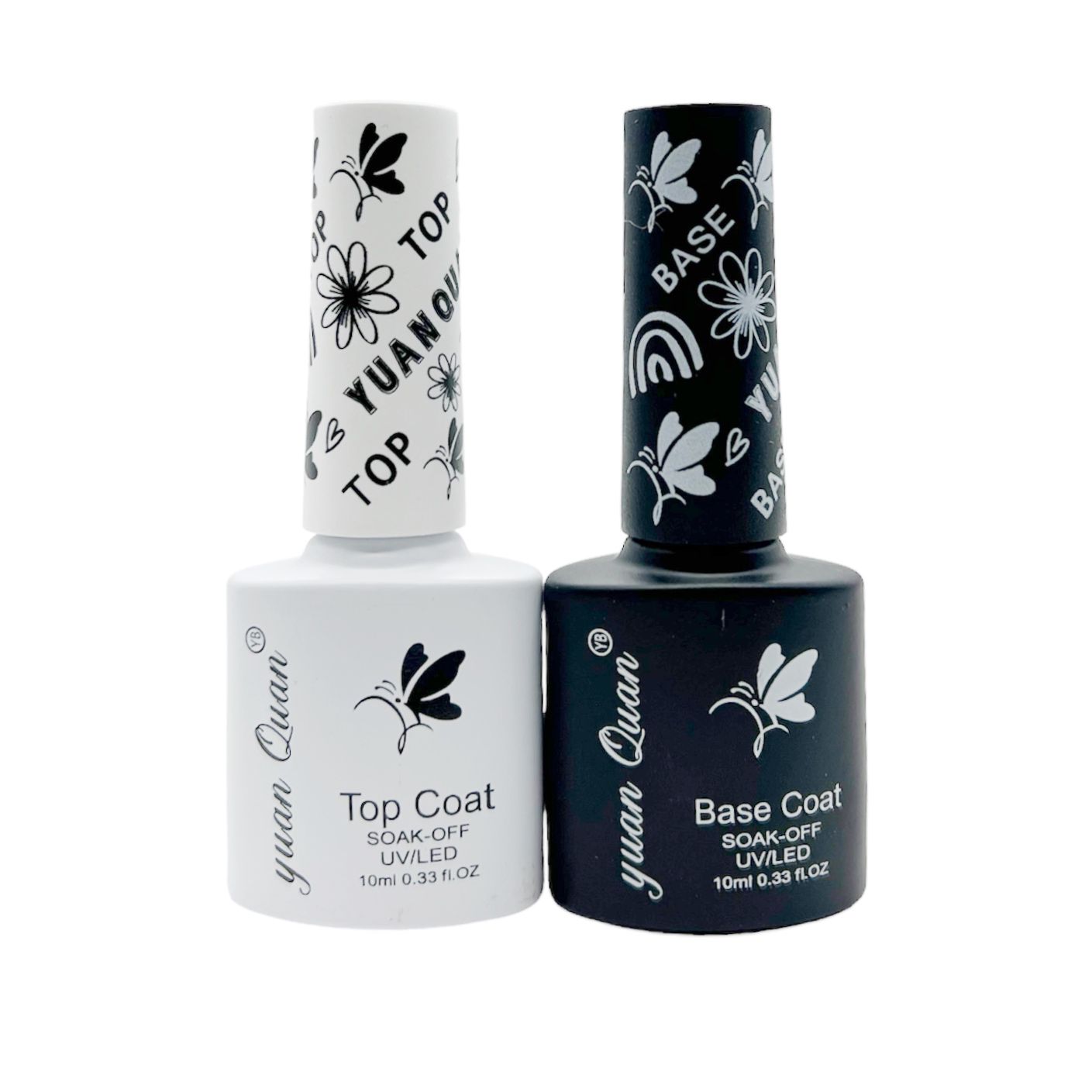 Kit Base Coat + Top Coat Para Esmalte Gelish 10ml