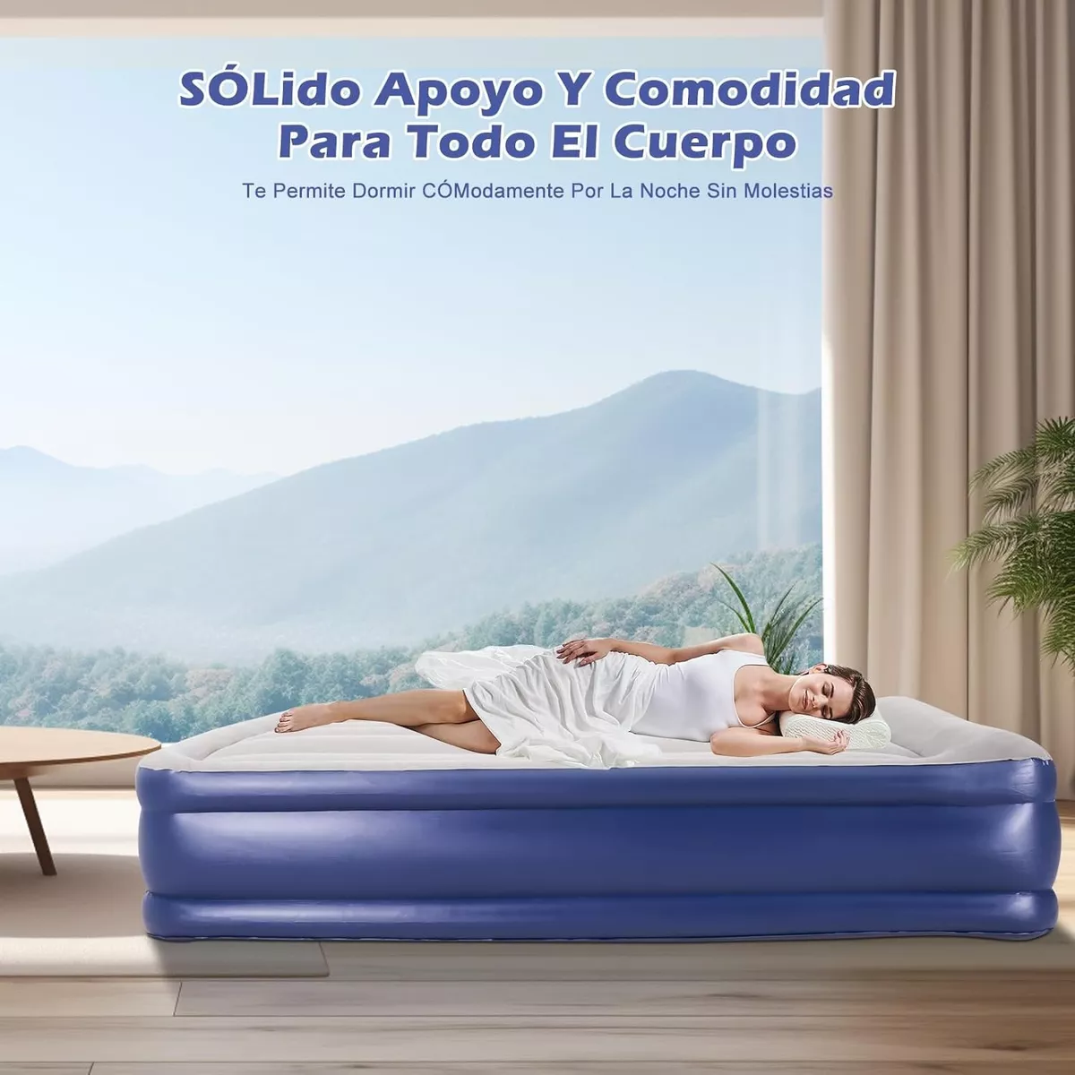 Colchón Inflable Queen Con Bomba Eléctrica