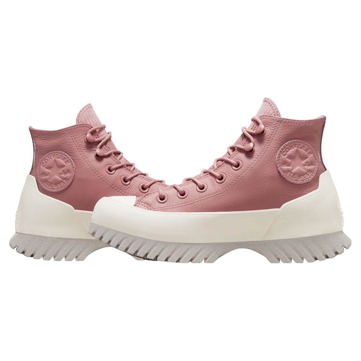 Tenis Converse Lugged En Plataforma De Piel - 100% Original .