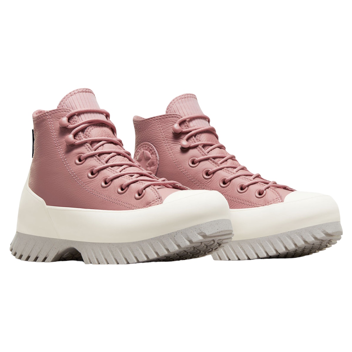 Tenis Converse Lugged En Plataforma De Piel - 100% Original .