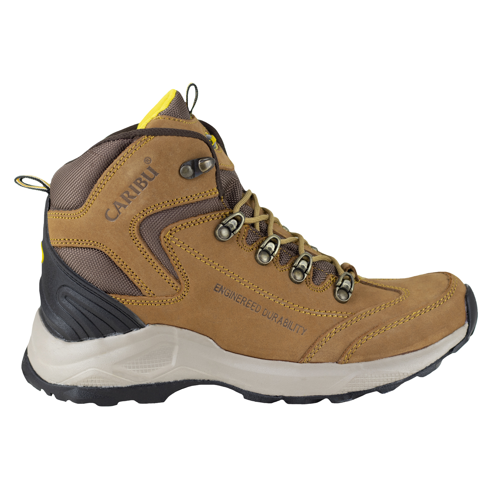 Botin Medio Outdoor Hombre Caribu 759 Cajeta Urbano Confort