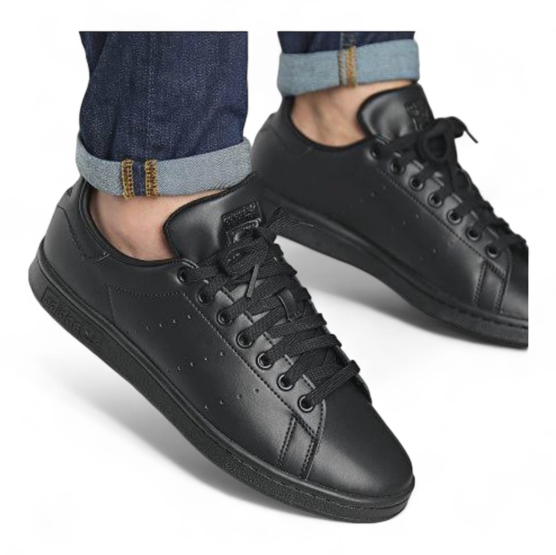 Tenis Adidas Stan Smith Negro Hombre.