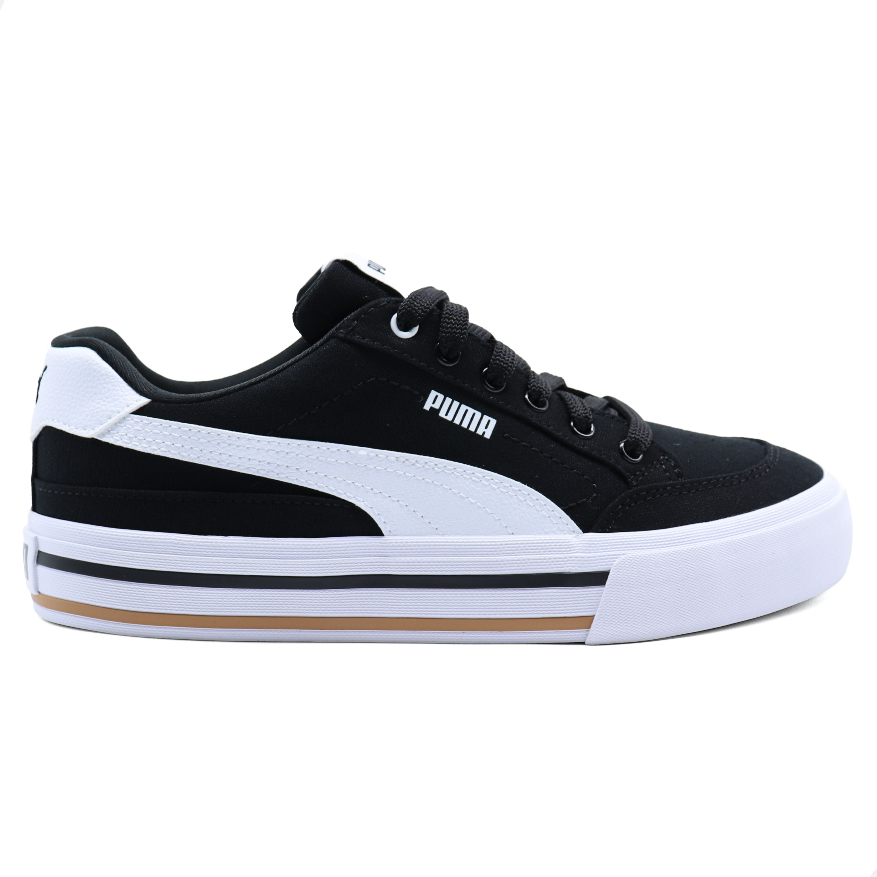 Tenis Puma Para Hombre Court Classic Vulc Fs Sneakers Negro