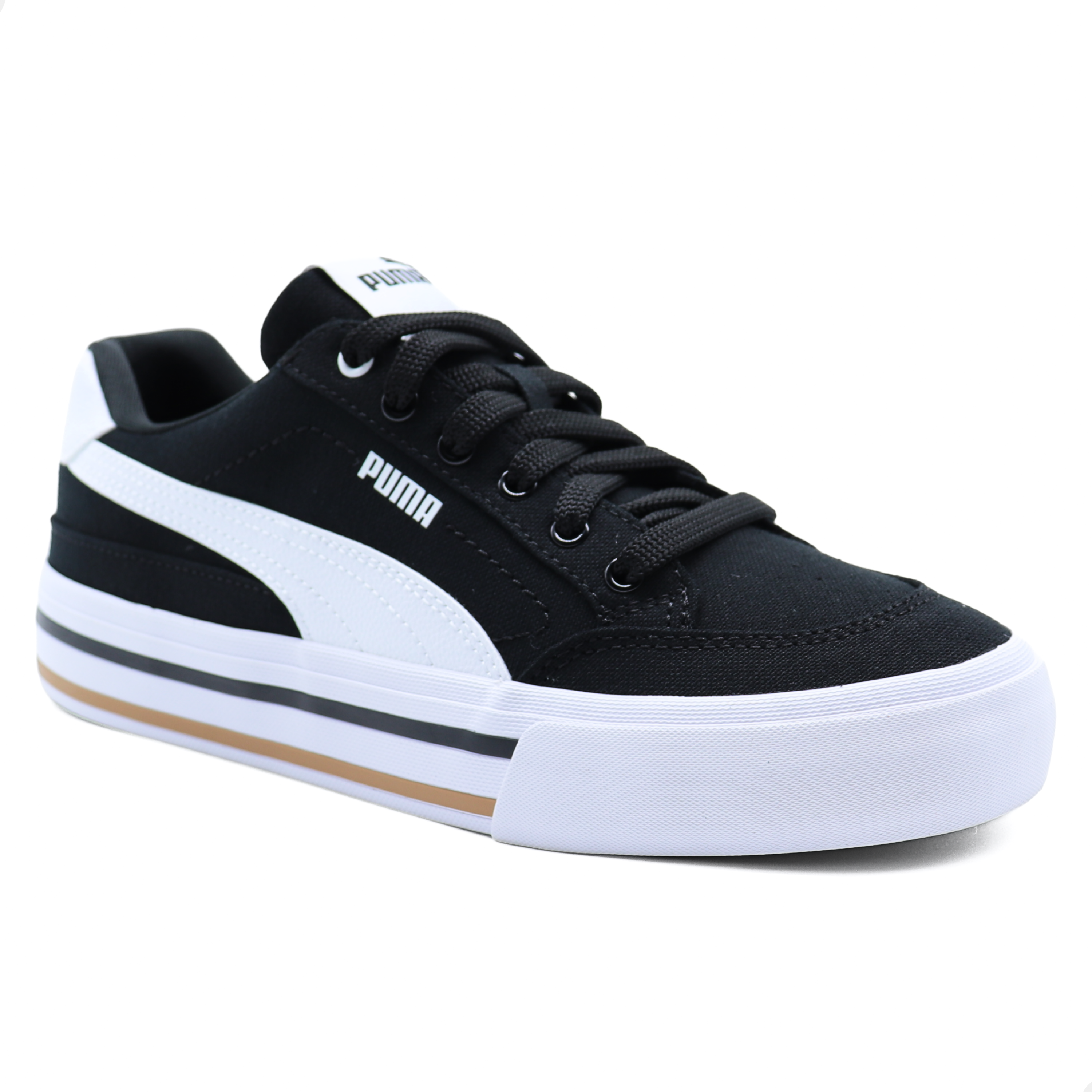 Tenis Puma Para Hombre Court Classic Vulc Fs Sneakers Negro