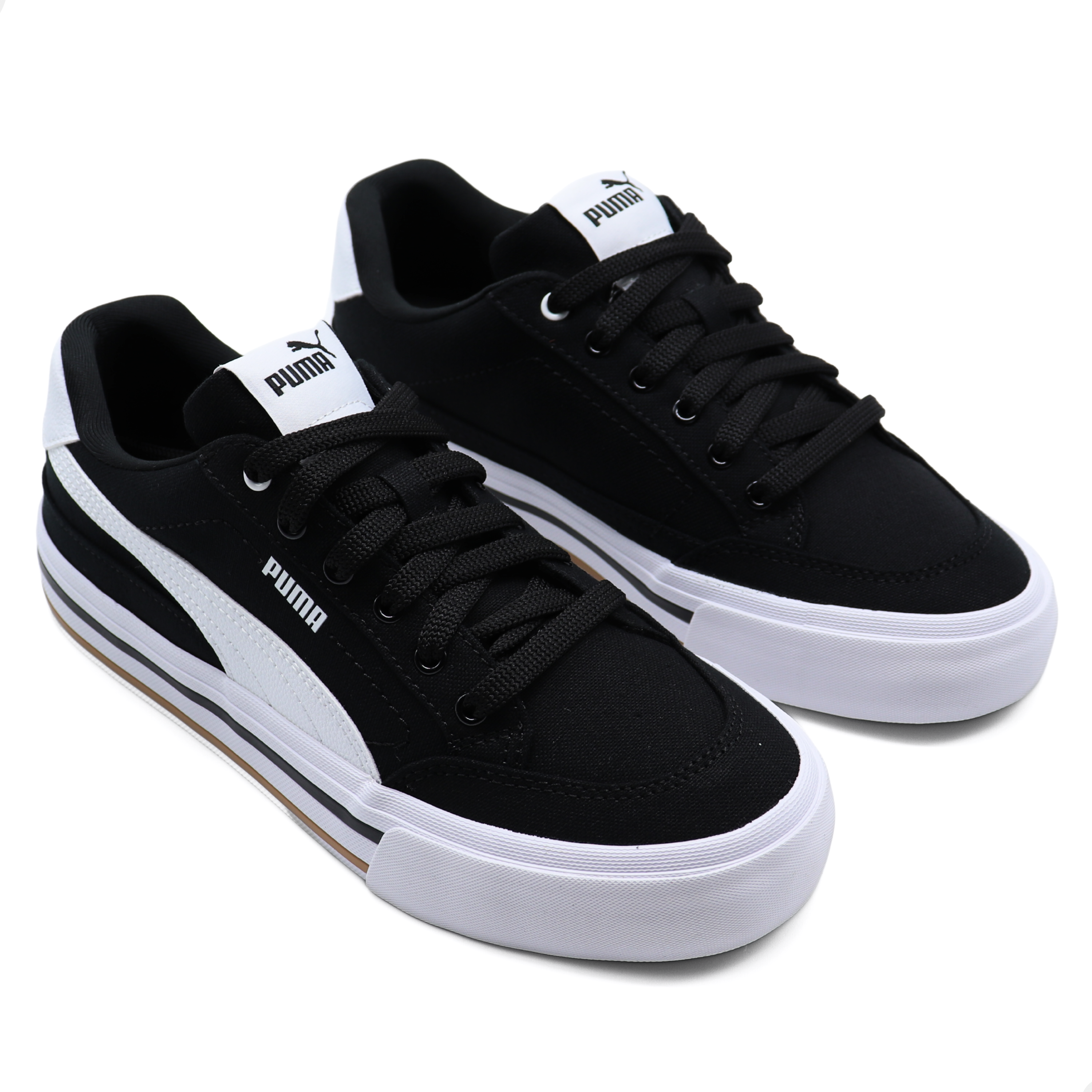 Tenis Puma Para Hombre Court Classic Vulc Fs Sneakers Negro