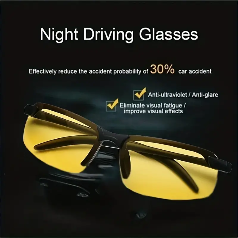 Lentes de Sol Protección UV Visión Nocturna