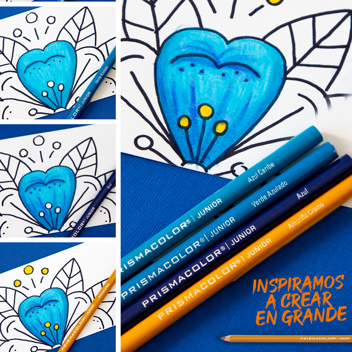 Lápices de Colores Prismacolor Junior Multicolor, Pastel, Metálicos, Paquete 3 Piezas