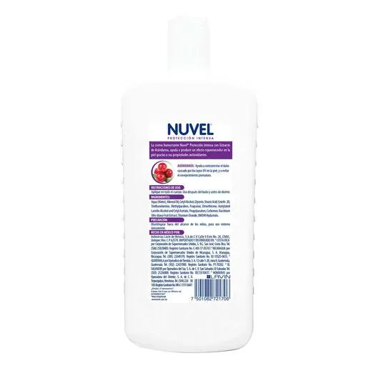 Nuvel Crema Corporal Humectante Piel Seca