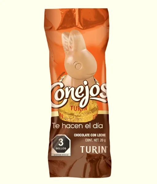 Turin Chocolate con Leche Conejos