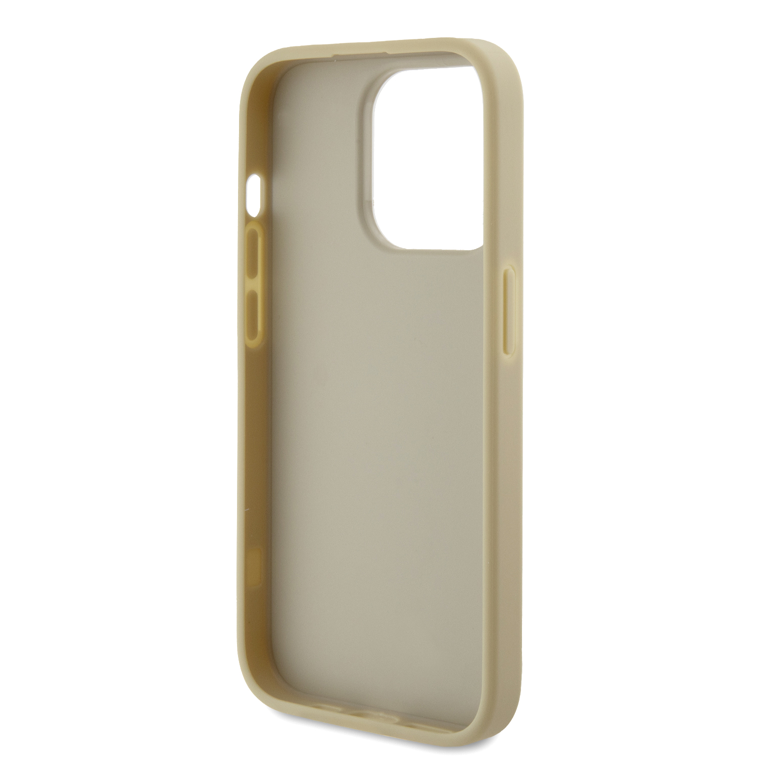 Funda Guess Brillos Logo 4G Para iPhone 15 Pro Dorado