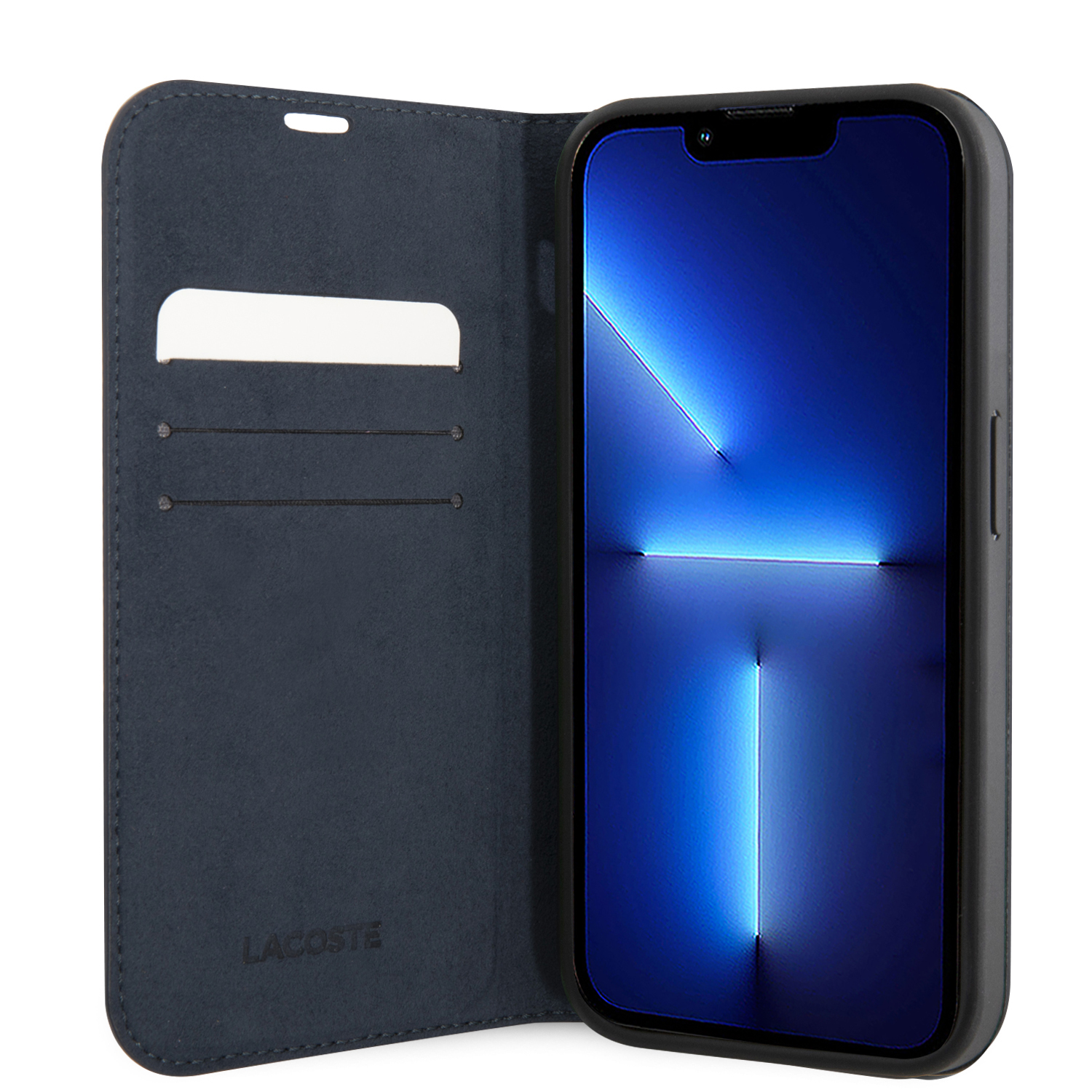 Funda Lacoste Cartera para iPhone 14 Azul|