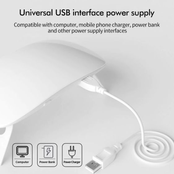 Lampara LED/UV De Uñas Portátil Usb Sun Mini 6W