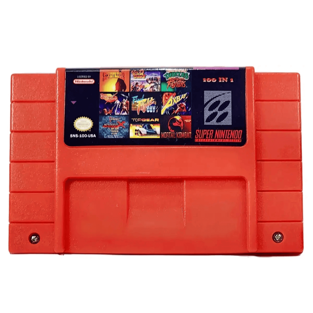 Cartucho Multijuegos Snes 100 En 1 La Mejor Colección