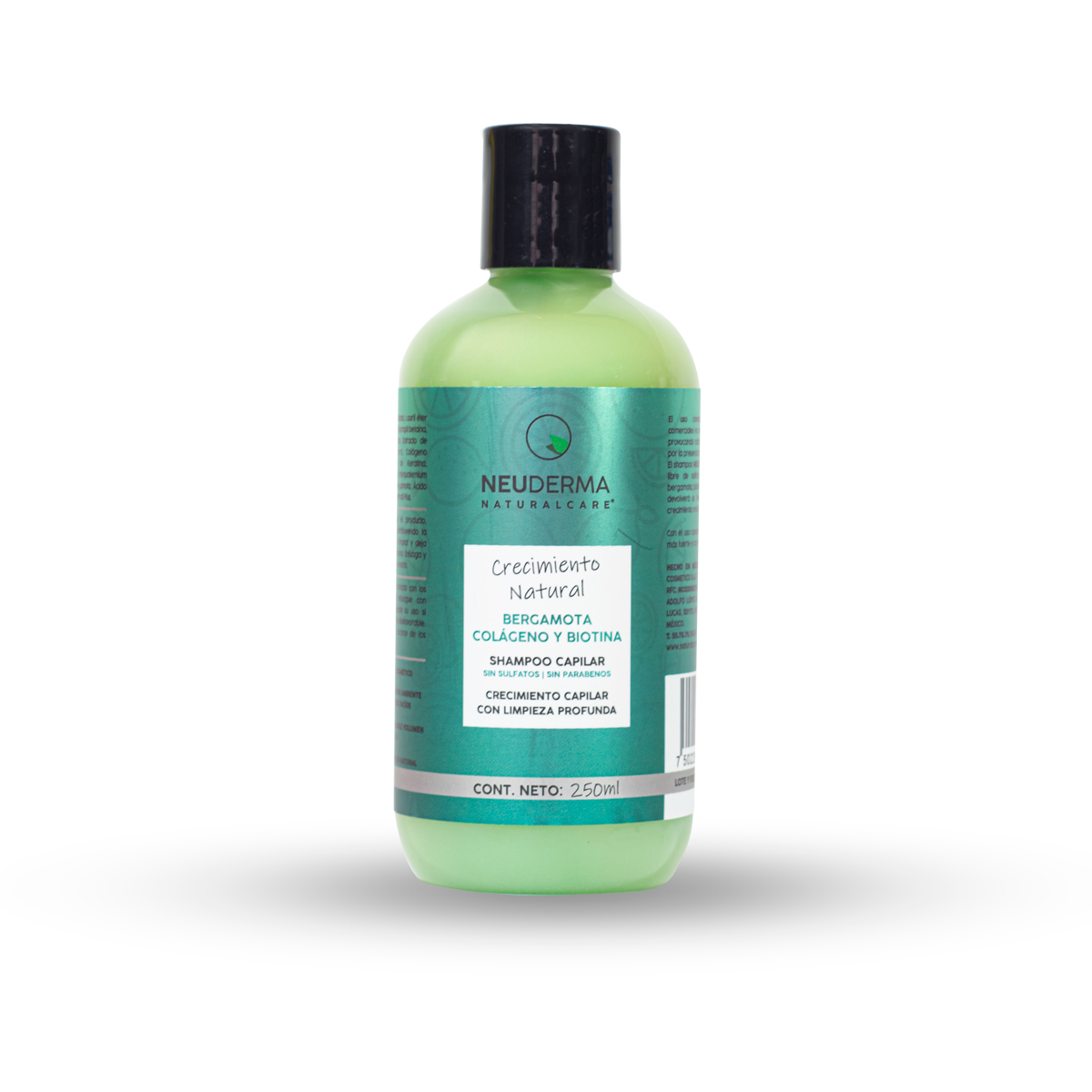 Shampoo de Biotina, Bergamota y Colágeno 250 ml 