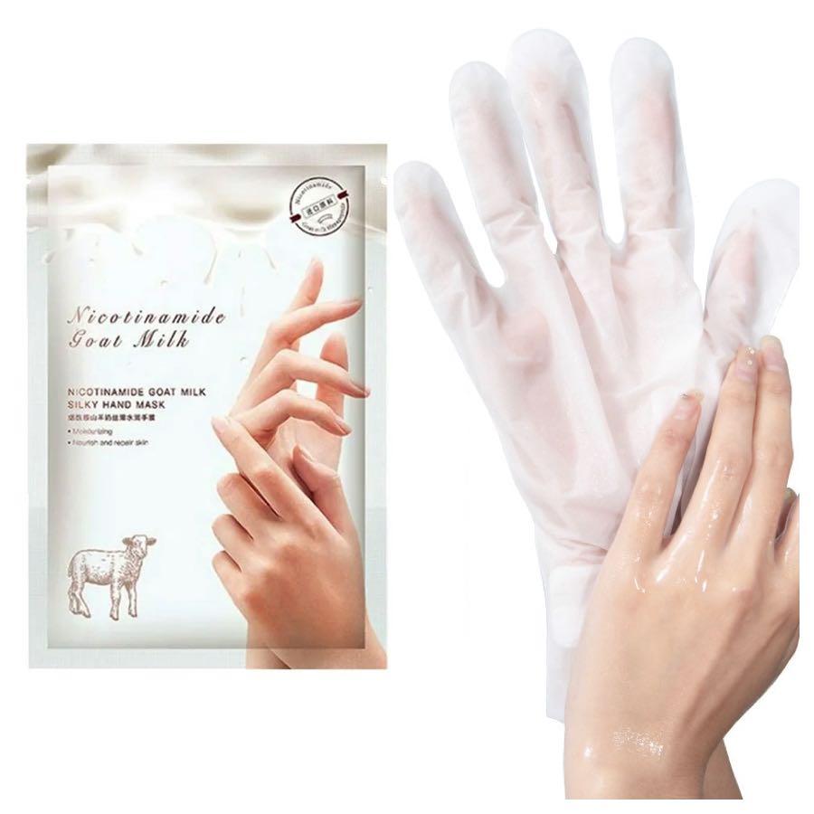 Paquete 5 Pares Mascarilla Guantes Para Manos Hidratante 