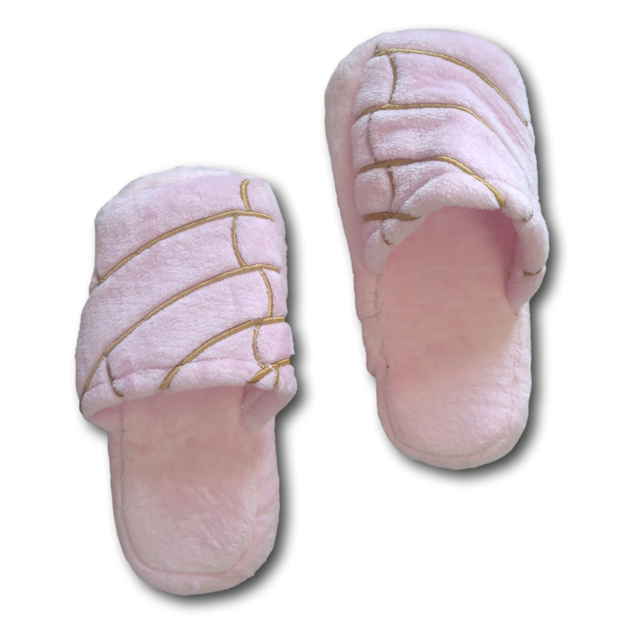 Pantuflas Cómodas Color Rosa Para Dama Hermoso Diseño Concha