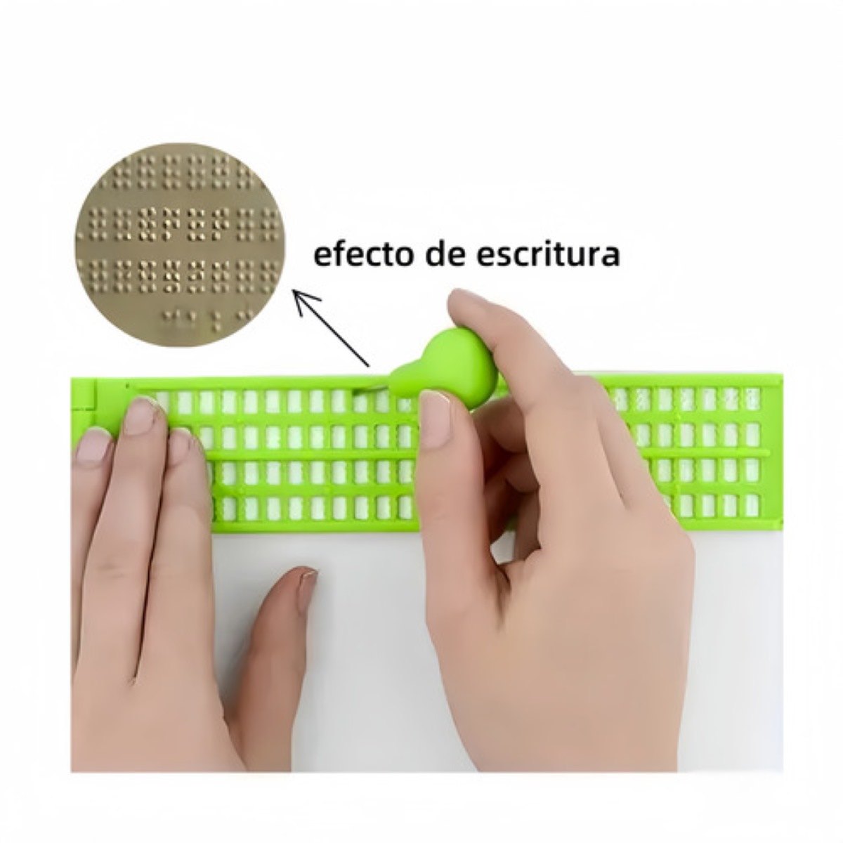 Regletas Escritura En Braille Incluye Punzón