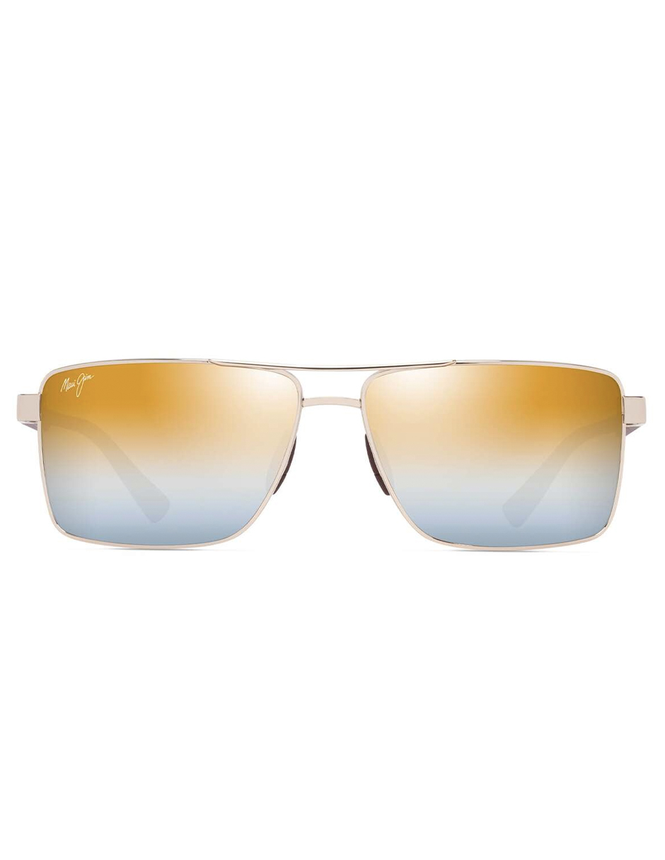 Gold/Silver PIHA Shiny Gold w/burgundy Maui Jim Sunglasses lentes de sol DGS621-16