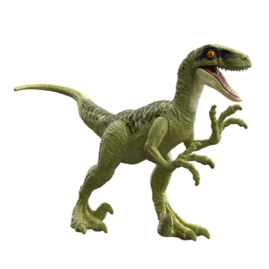 Jurassic World Dino Escape Velociraptor verde