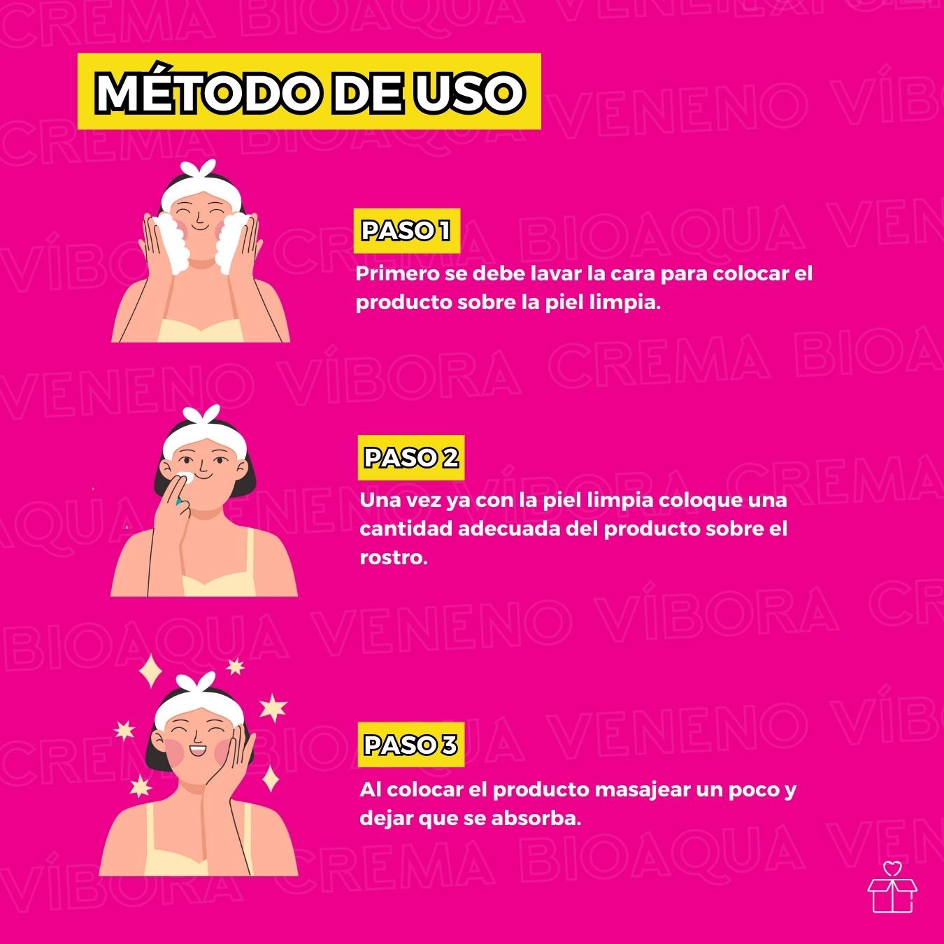 Crema de Veneno De Víbora Elimina Ojeras.