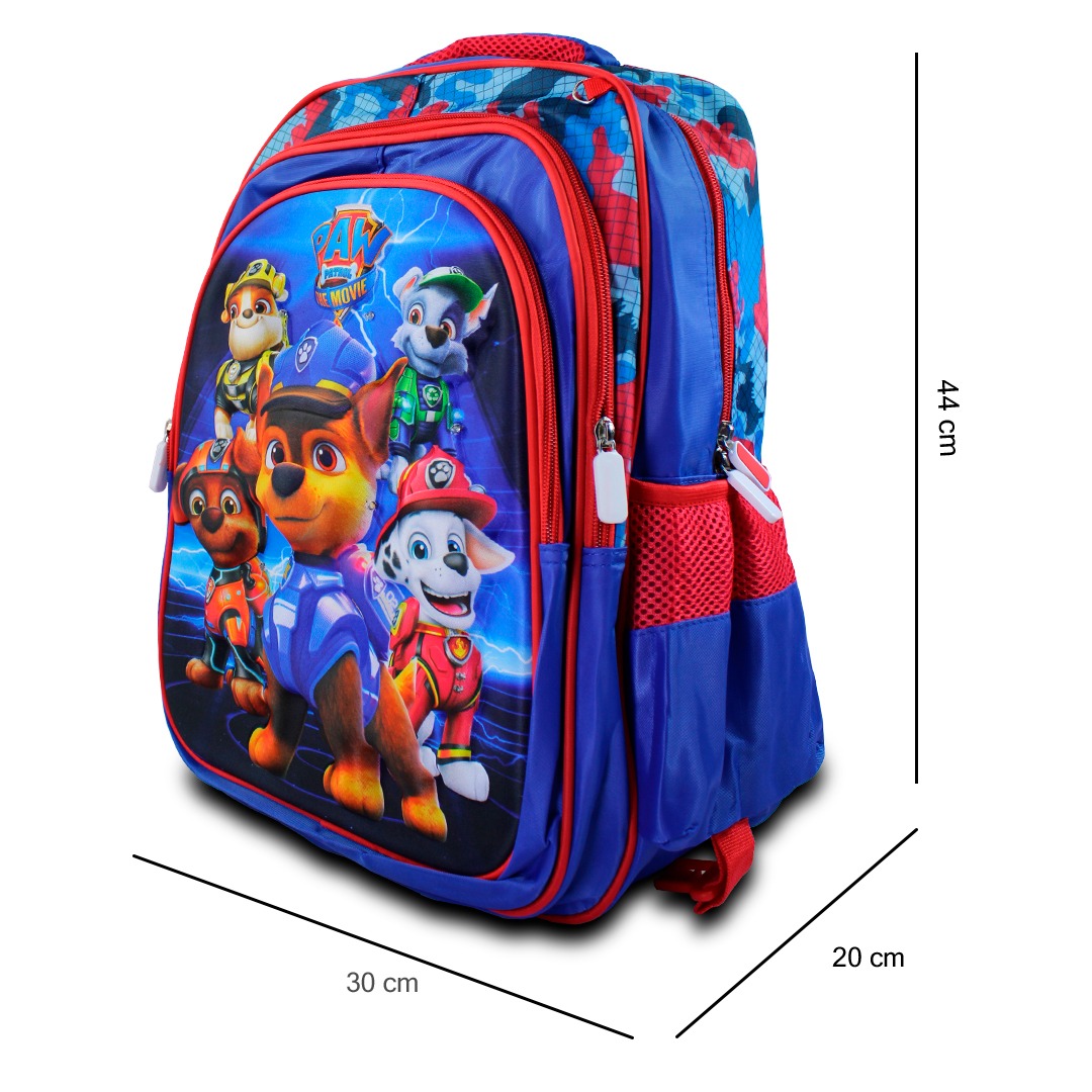 Kit Escolar Mochila Lonchera Y Lapicera De Paw Patrol Para Niños