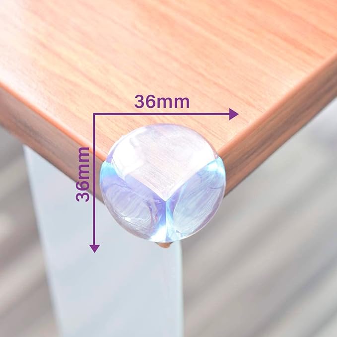 [16 Piezas] Protectores Esquinas Y Bordes Transparentes para Bebes y Niños, Adhesivo Pegamento Fuerte Resistente y Duradero, contra Heridas Cabeza, Mesas, Muebles, Seguridad Bebe.
