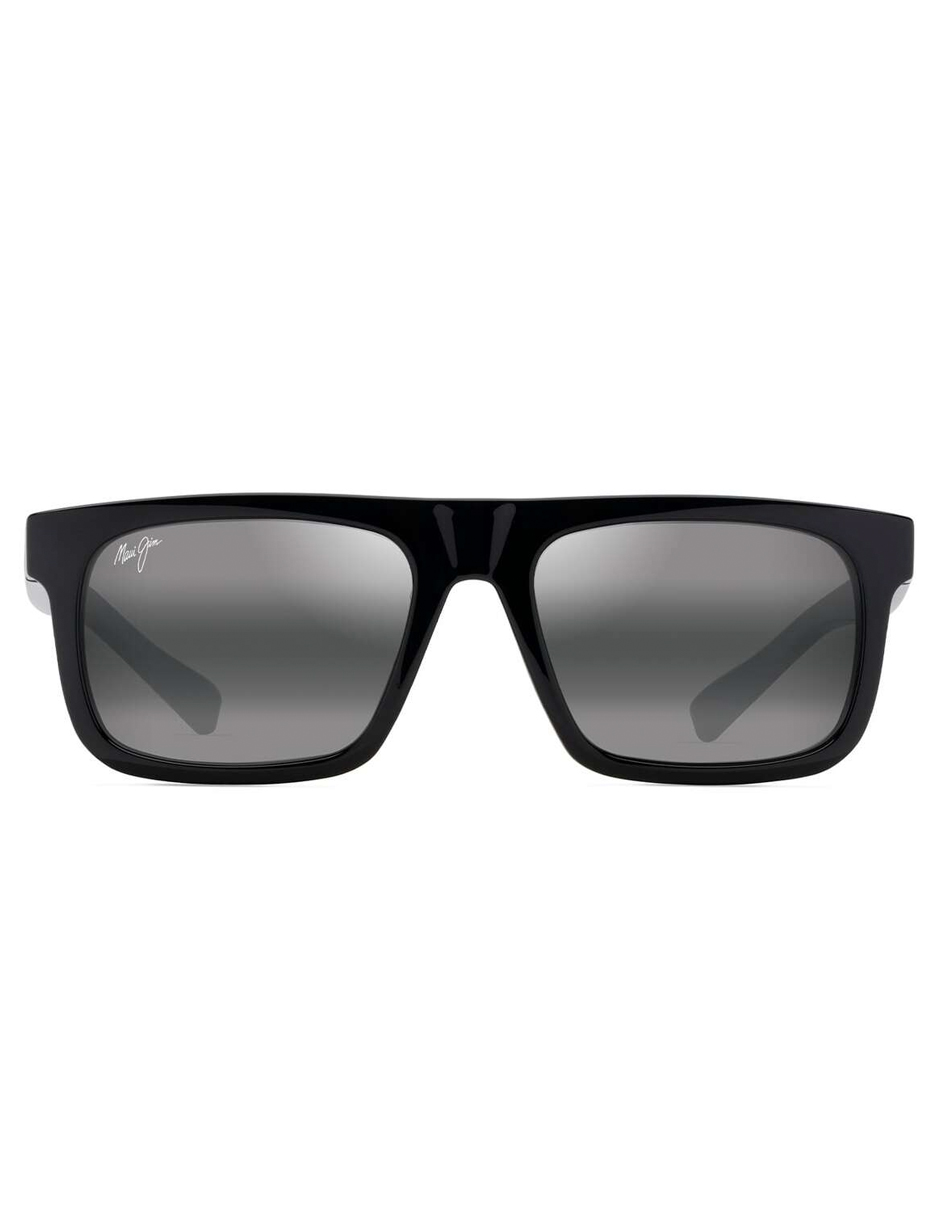 Grey Opio Shiny Black Maui Jim Sunglasses lentes de sol 616-02