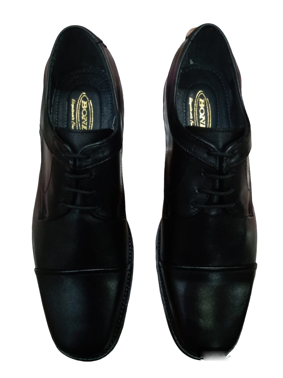 Zapato choclo Bond de piel ovino para caballero, suela cuero con anti resbalante. Suavidad y Confort