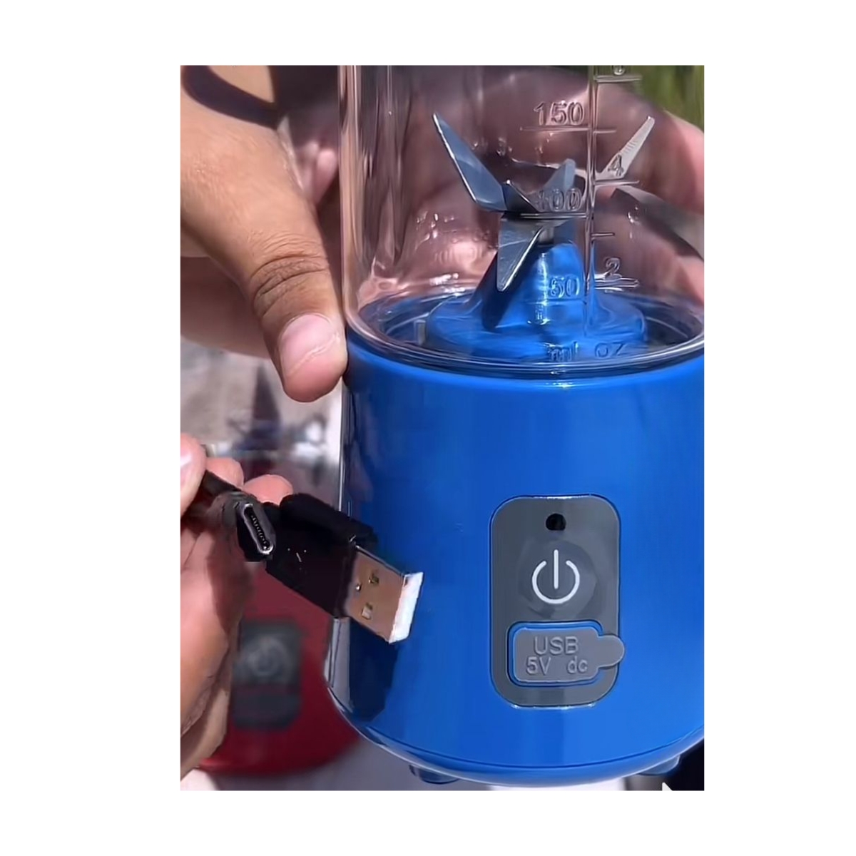 Licuadora Portátil Member's Choice 480ml Recargable Con Filtro - Multicolor.