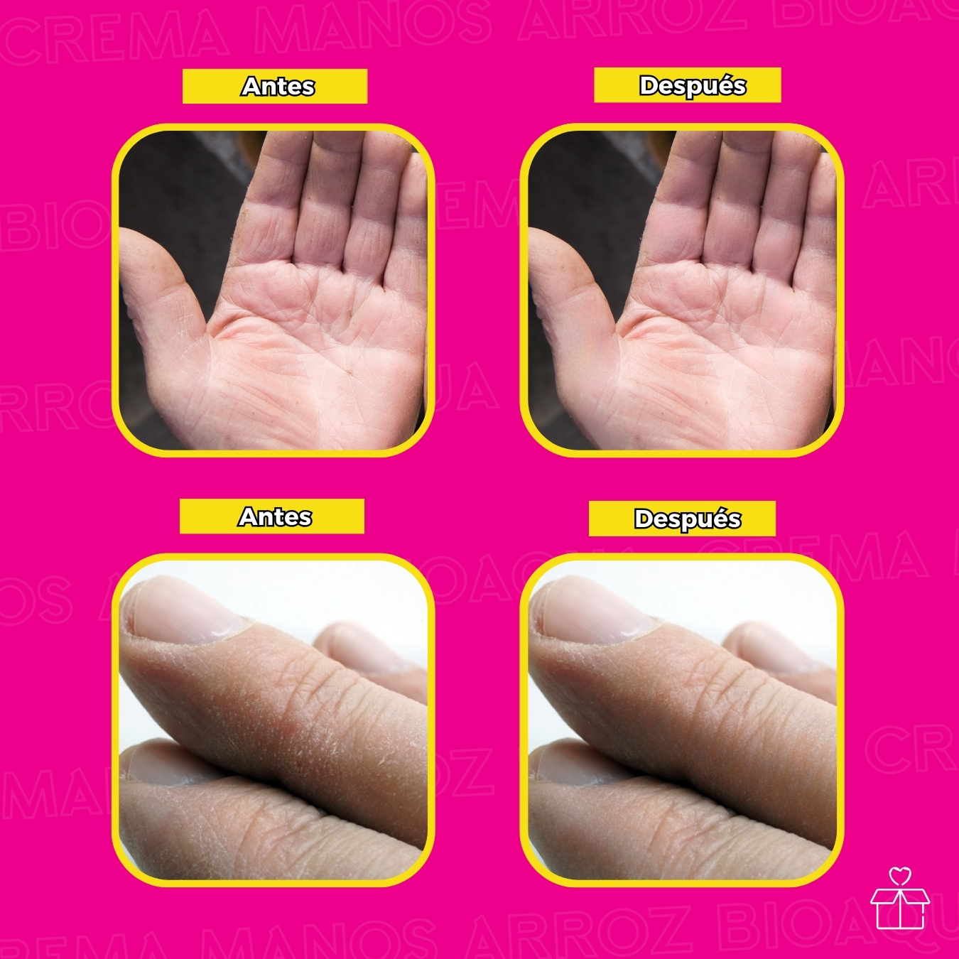 5 cremas para manos con extracto de arroz.