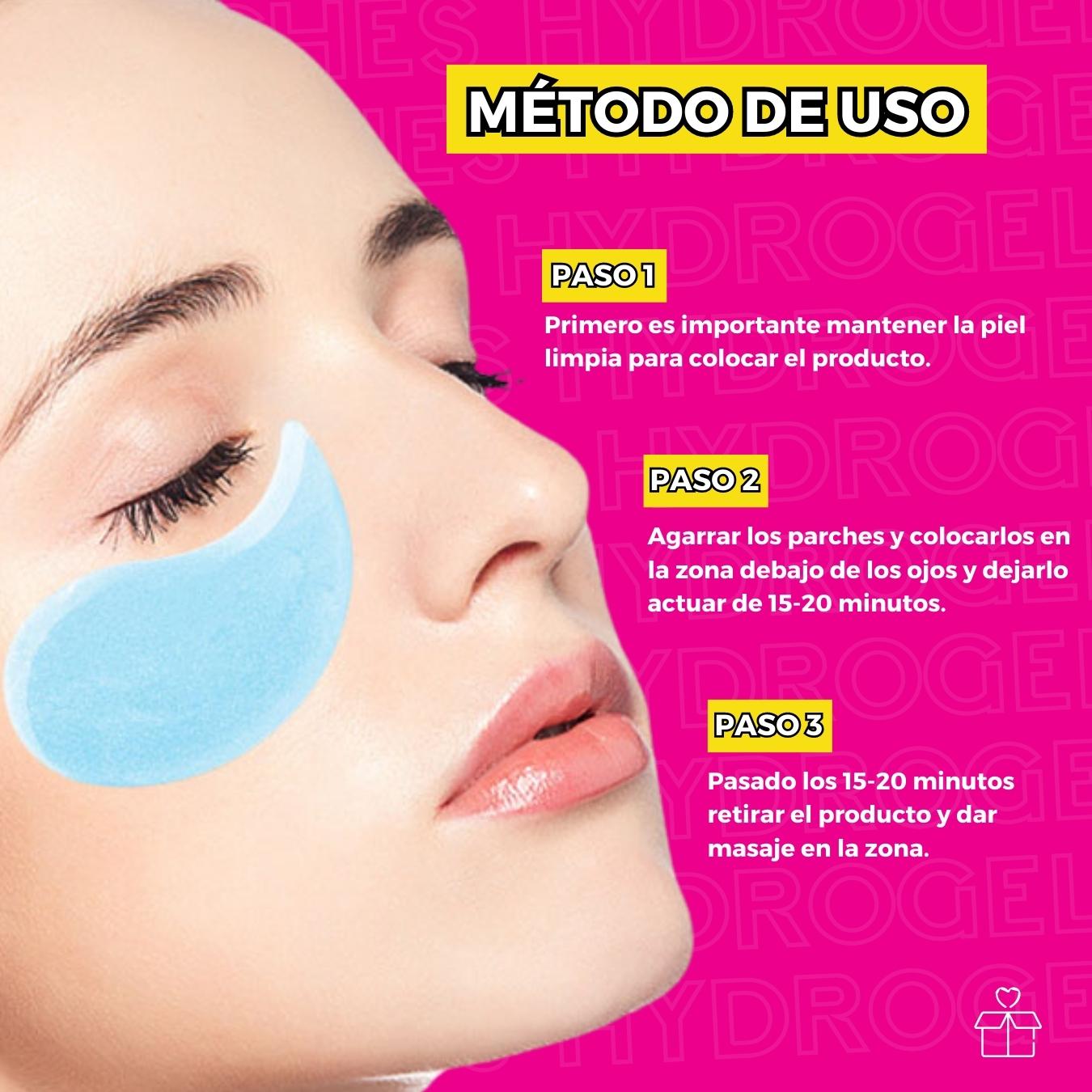 Parches Hydrogel Contorno Ojos Acido Hialuronico.