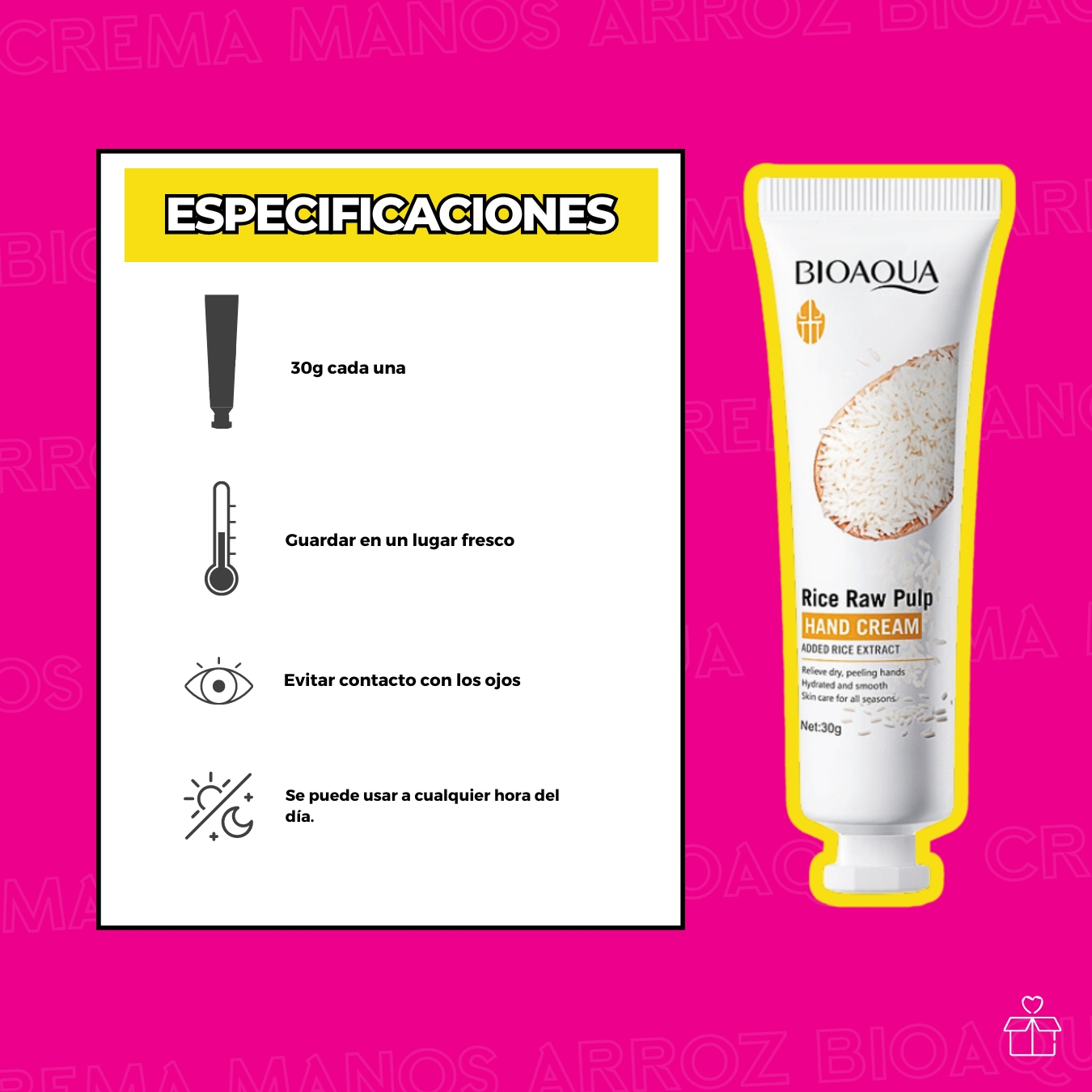 5 cremas para manos con extracto de arroz.