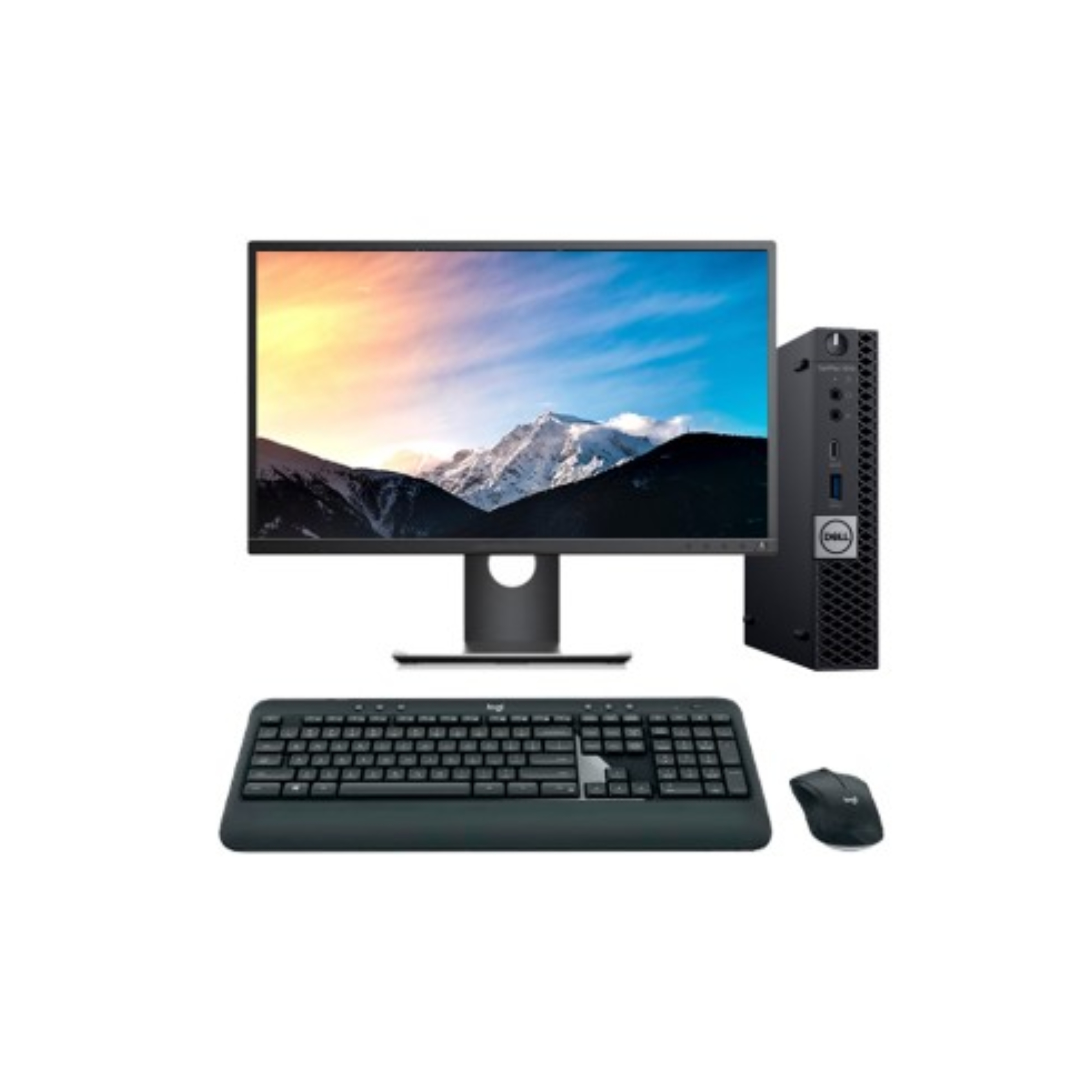 Equipo Completo Dell Mini Optiplex I7 7ma gen 16 Gb / 480 Ssd Monitor 22"