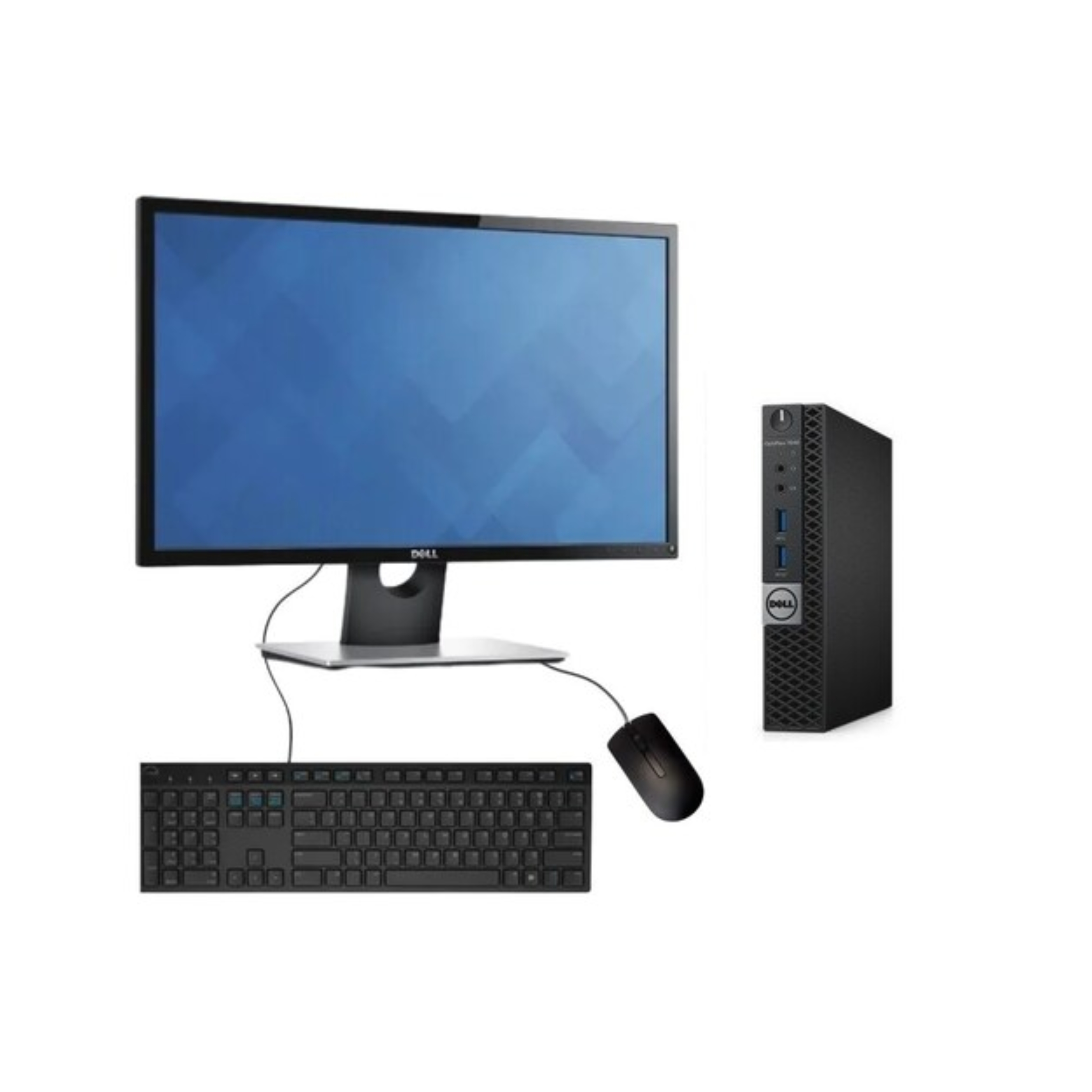 Equipo Completo Dell Mini Optiplex I7 7ma gen 16 Gb / 480 Ssd Monitor 22"