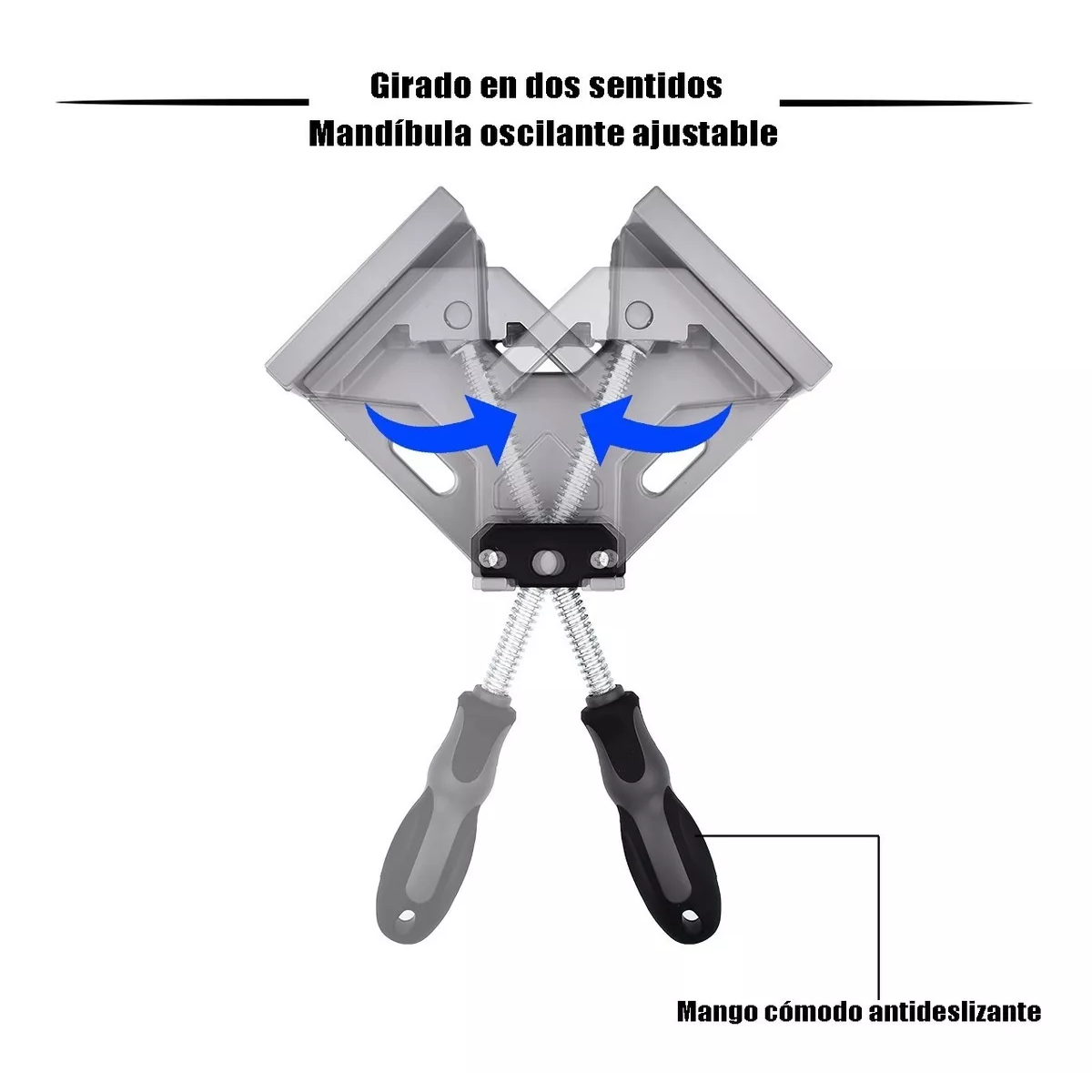 Prensa Esquinera Carpinteria 90° Para Madera Y Metal