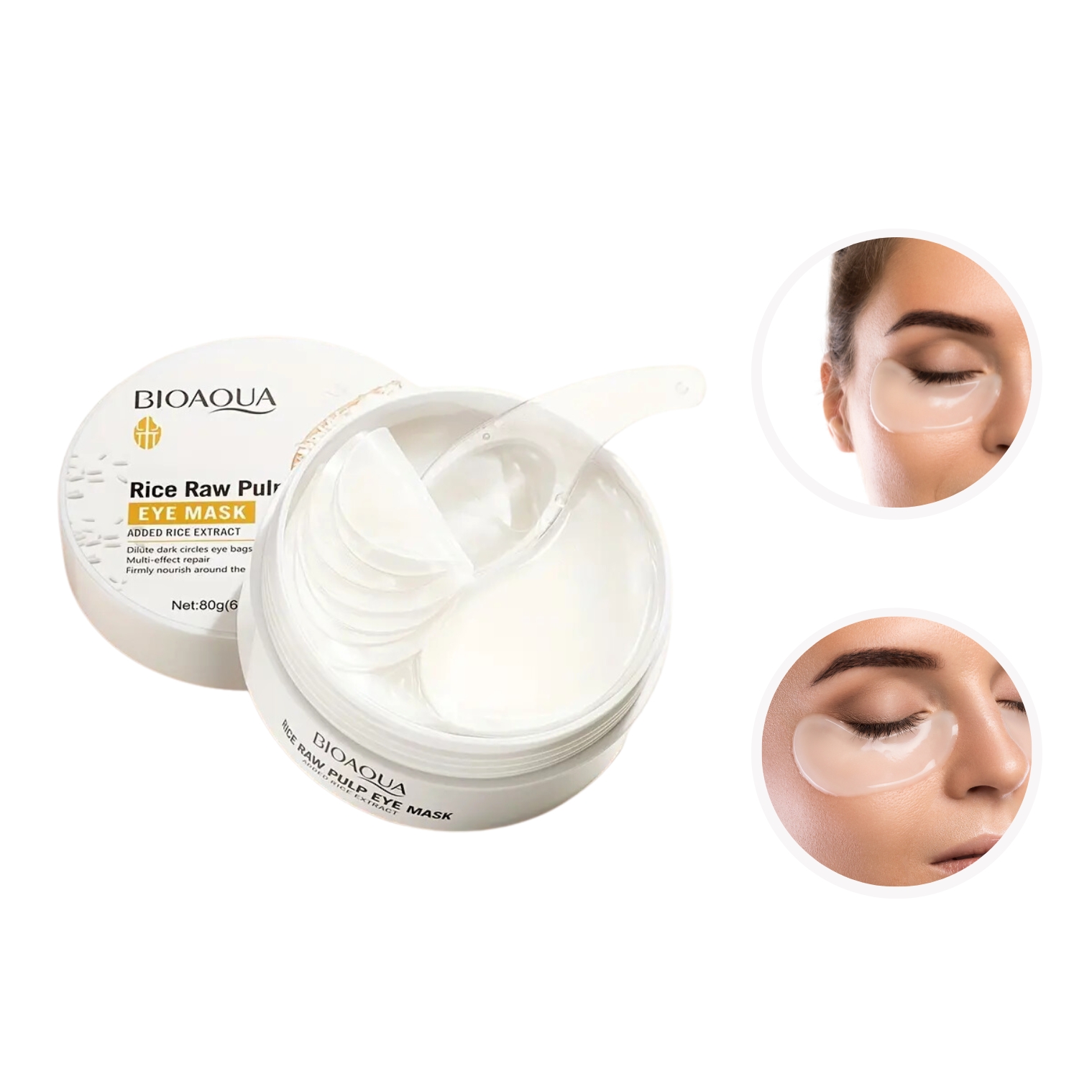 Parches De Ojos con Arroz Ojeras.