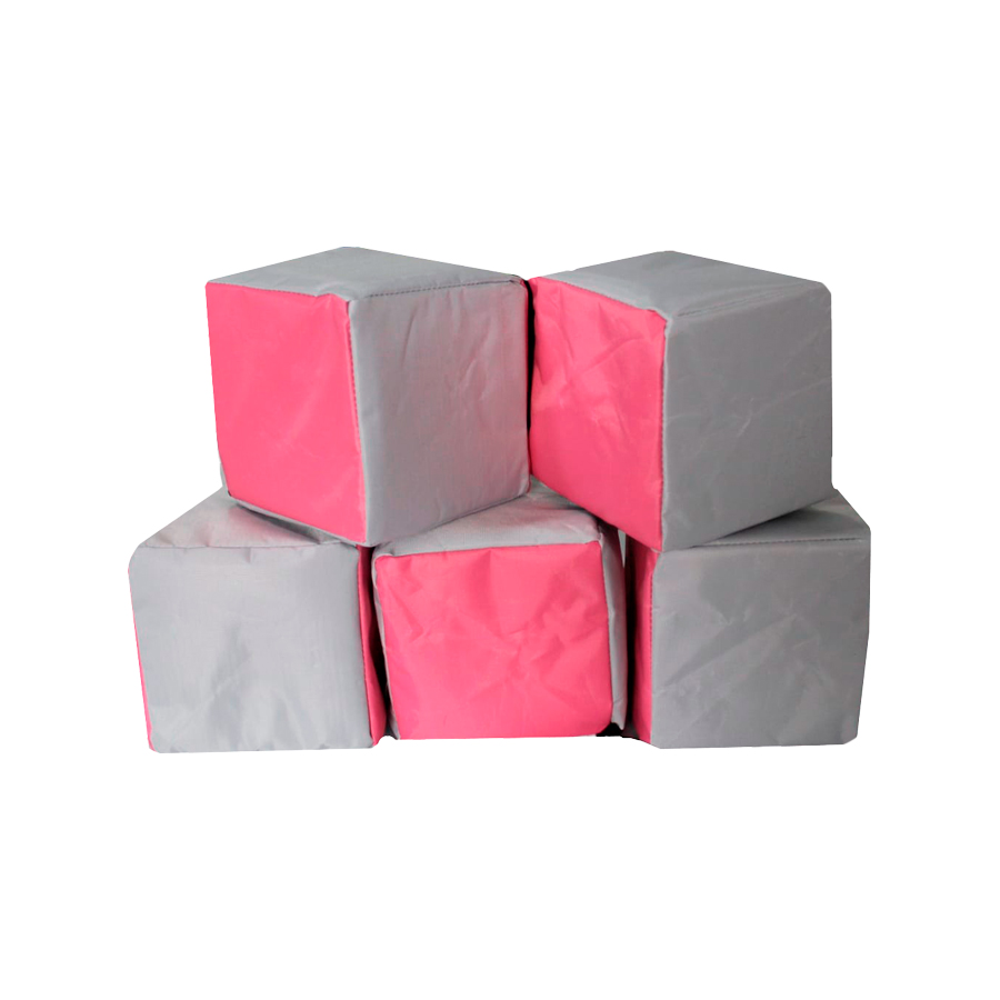Cubos *5 pza.* Color Rosa Perla DIDJIG Estimulación Temprana 