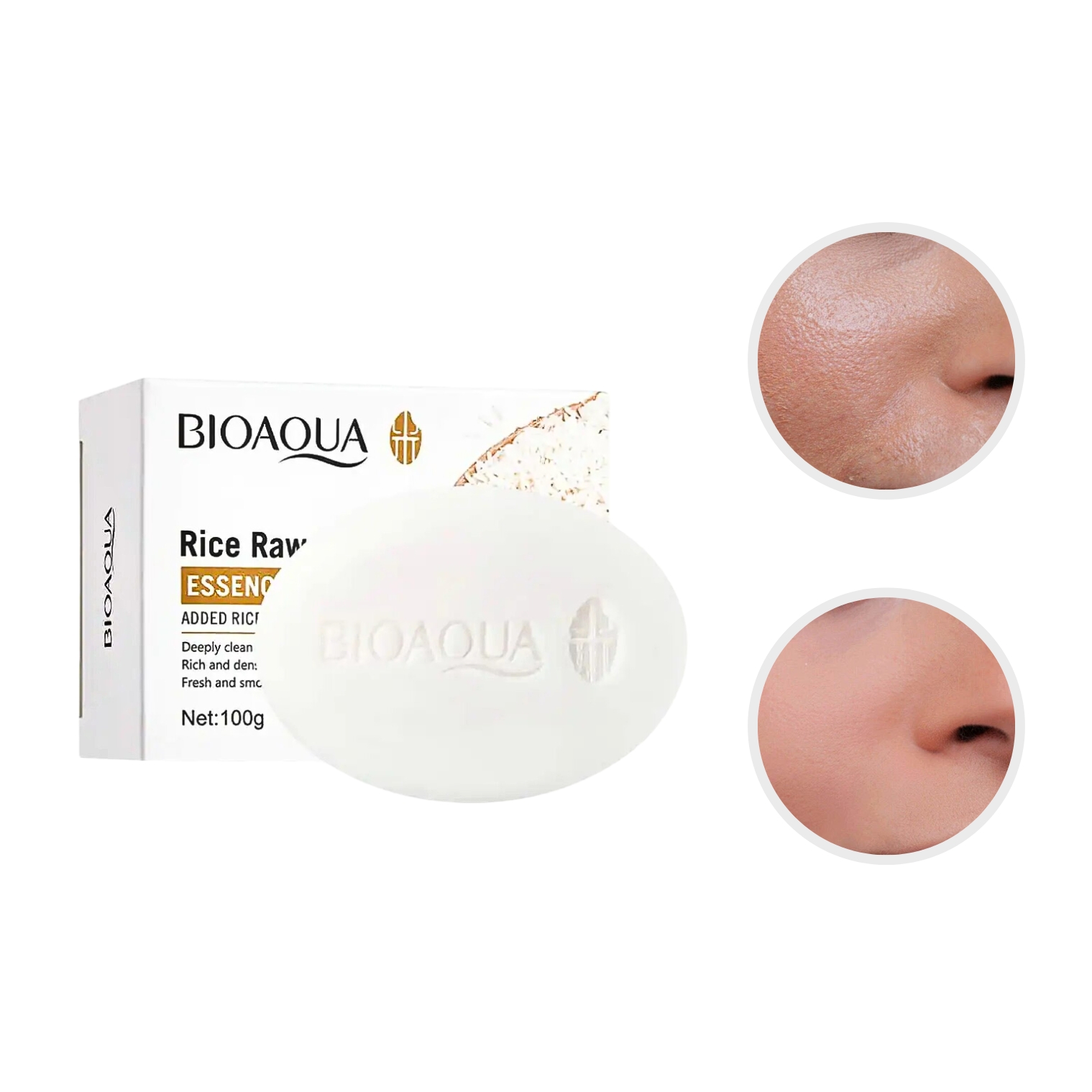 Jabón De Arroz Aclarante.