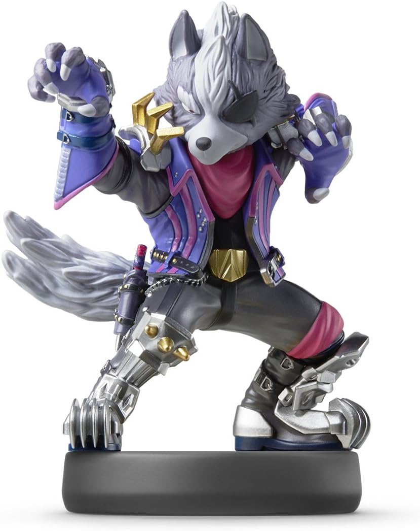 FIGURA WOLF AMIIBO PARA NINTENDO SWITCH .